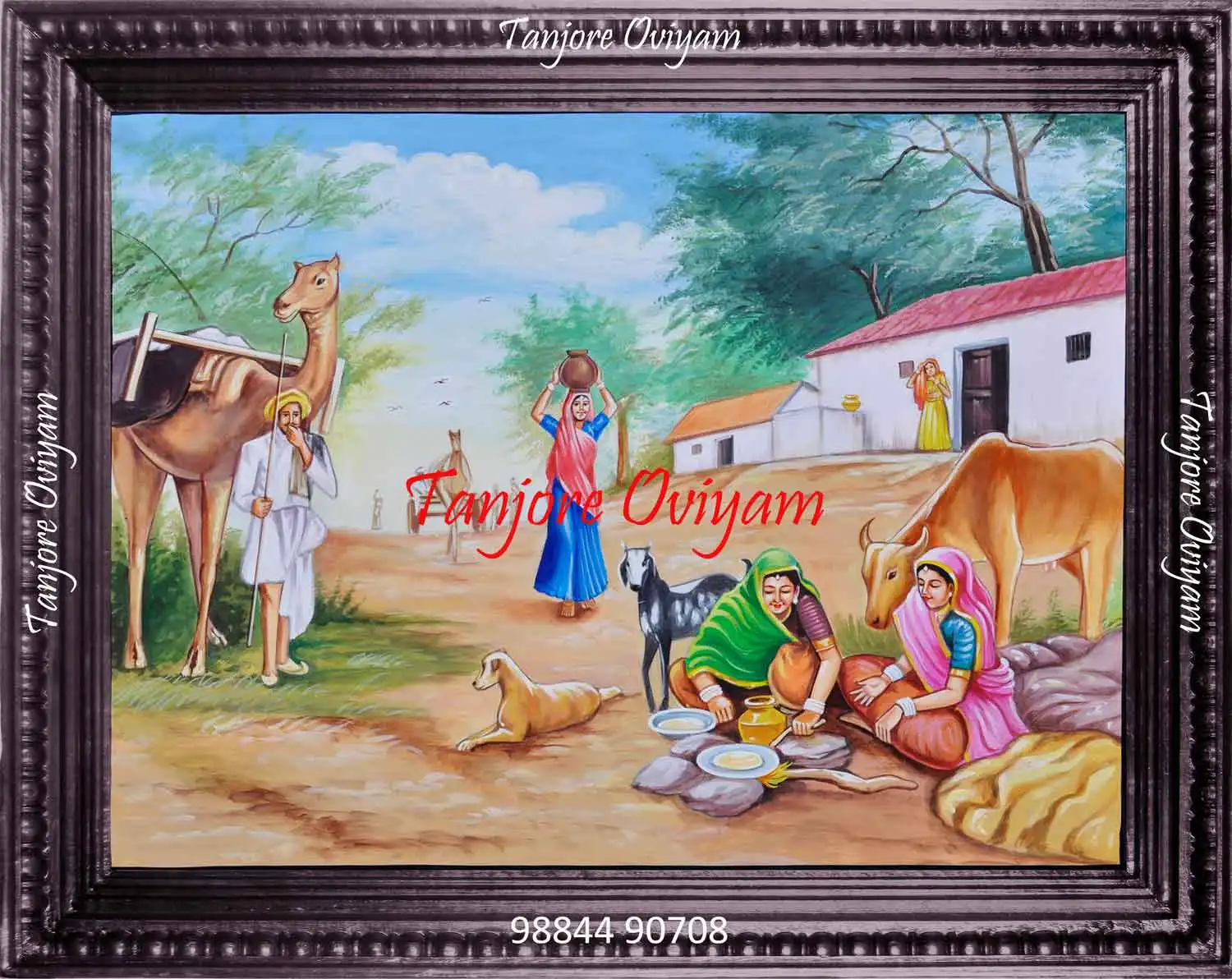 Traditional North Indian Tanjore Painting